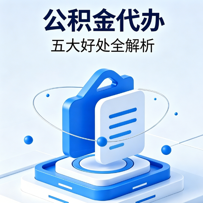 池州公积金代办到底值不值？这5大好处让你少走弯路